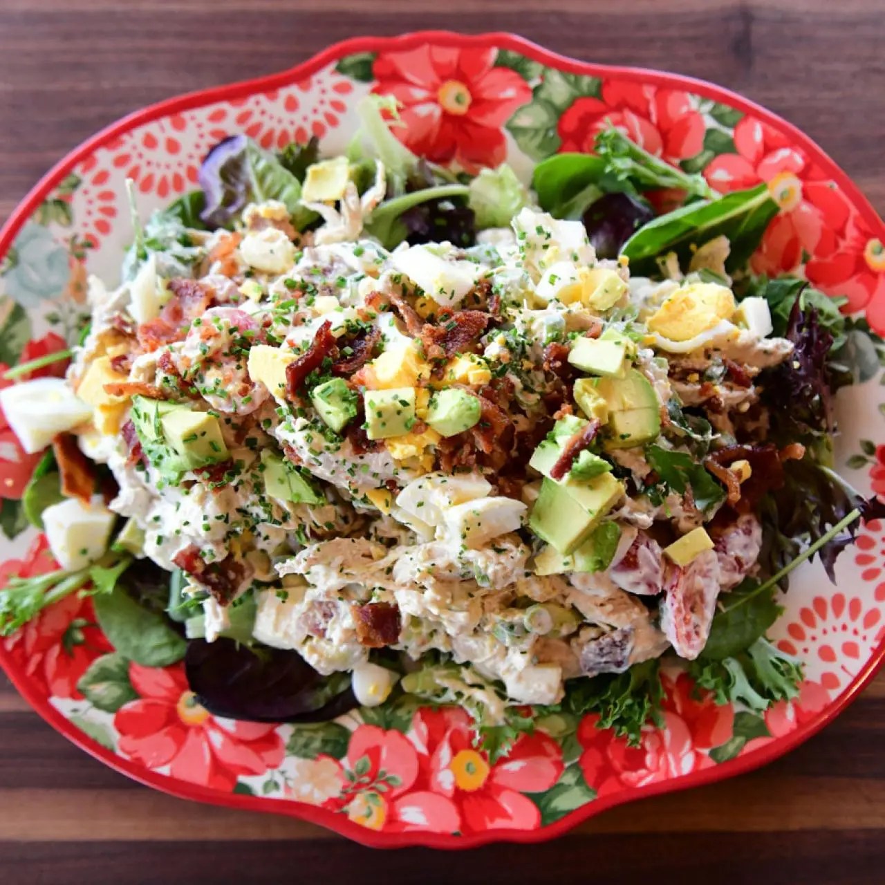 Cobb Chicken Salad Two Ways