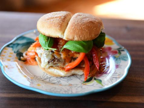 Sausage and Pepper Burgers