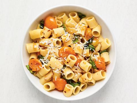 Mezzi Rigatoni with Yellow Tomato Sauce