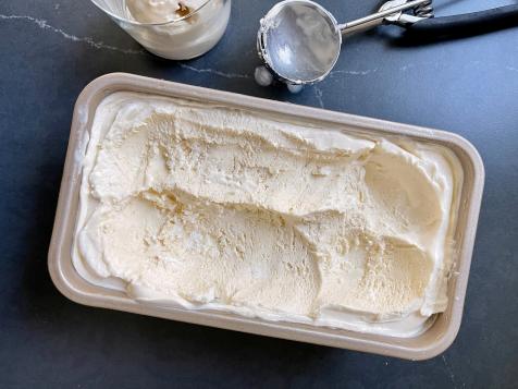 No-Churn Peach Ice Cream