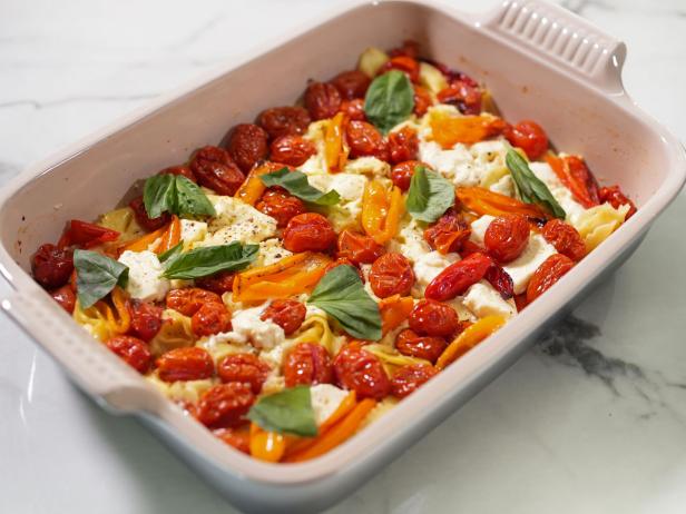 Better than Trendy Baked Tomato and Feta Pasta Recipe | Jeff Mauro | Food  Network