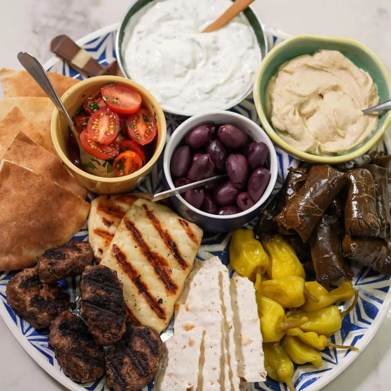 Instant Mezze Platter Recipe | Katie Lee Biegel | Food Network