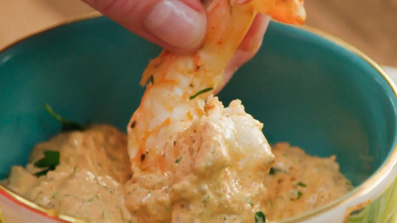 Cajun-Spiced Grilled Shrimp with Remoulade