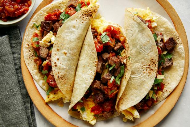Leftover Brisket Breakfast Tacos