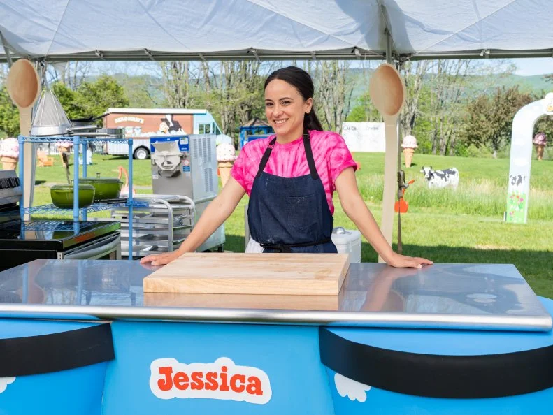 Portrait of contestant Jessica Oloroso, as seen on Ben and Jerry’s The Cold Wars, Season 1.