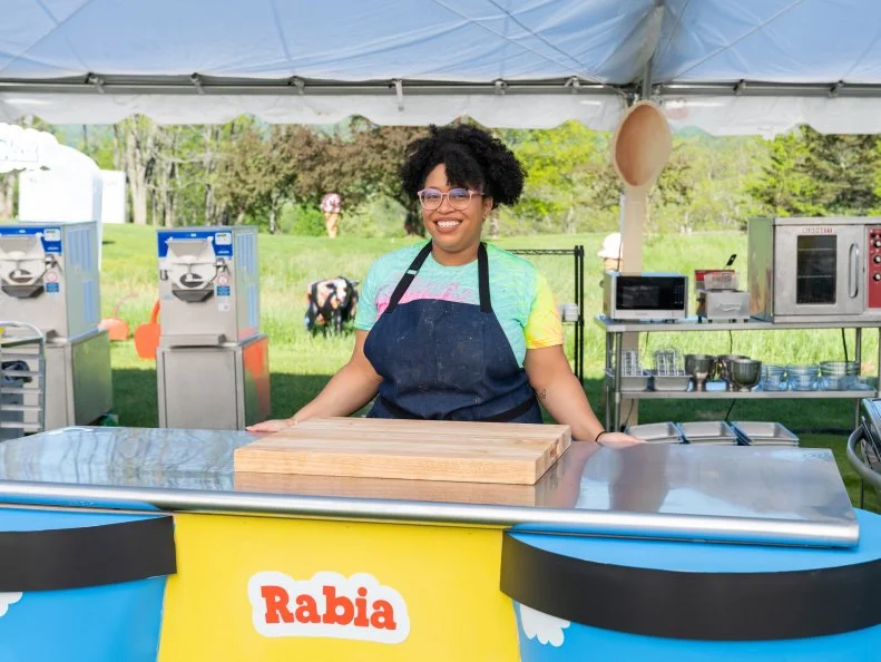 Portrait of contestant Rabia Kamara, as seen on Ben and Jerry’s The Cold Wars, Season 1.