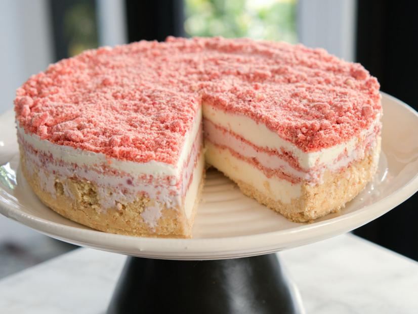 Strawberry Shortcake Ice Cream Cake Recipe Valerie Bertinelli Food Network 