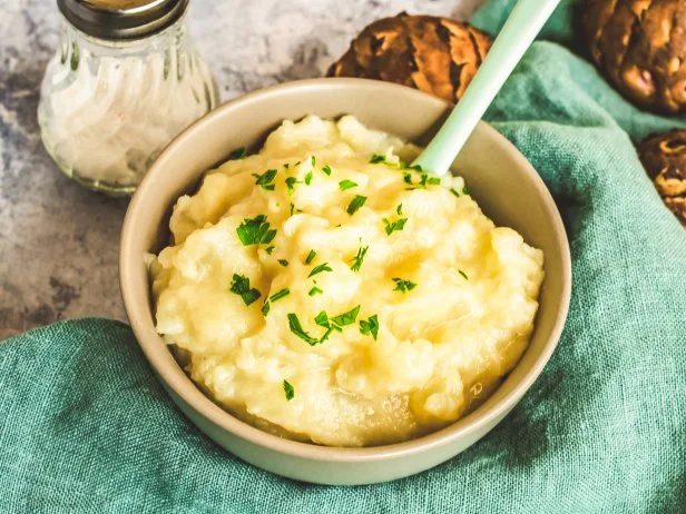 Jerusalem artichoke puree  for low blood sugar level