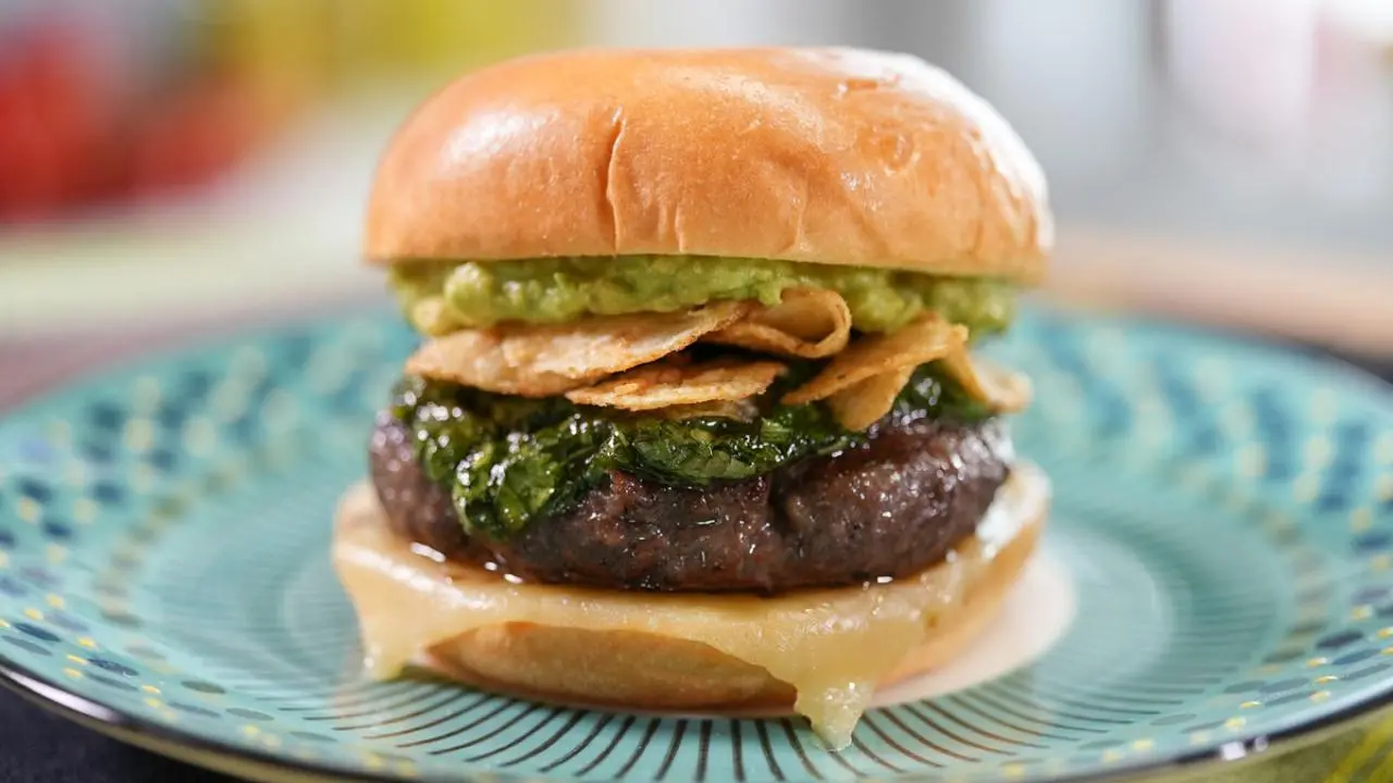 Sunny's Spicy Green Goddess Burger