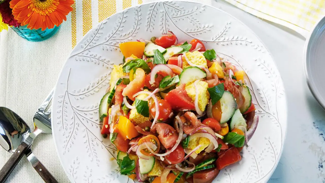 Kardea's Cornbread Panzanella