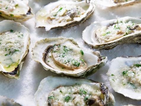 Fire-Roasted Garlicky Oysters