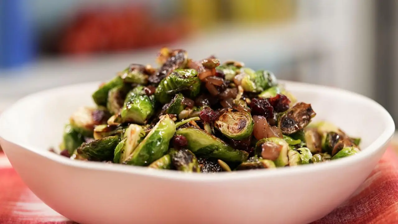 Sunny's Copycat Sweet and Sour Brussels Sprouts