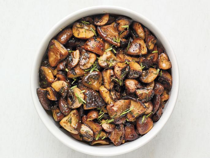 VinegarandTarragon Mushrooms Recipe Food Network Kitchen Food Network