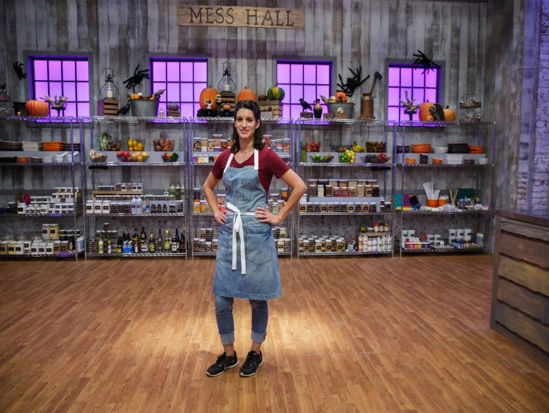 Contestant Adina Schaefer, as seen on Halloween Baking Championship, Season 7.