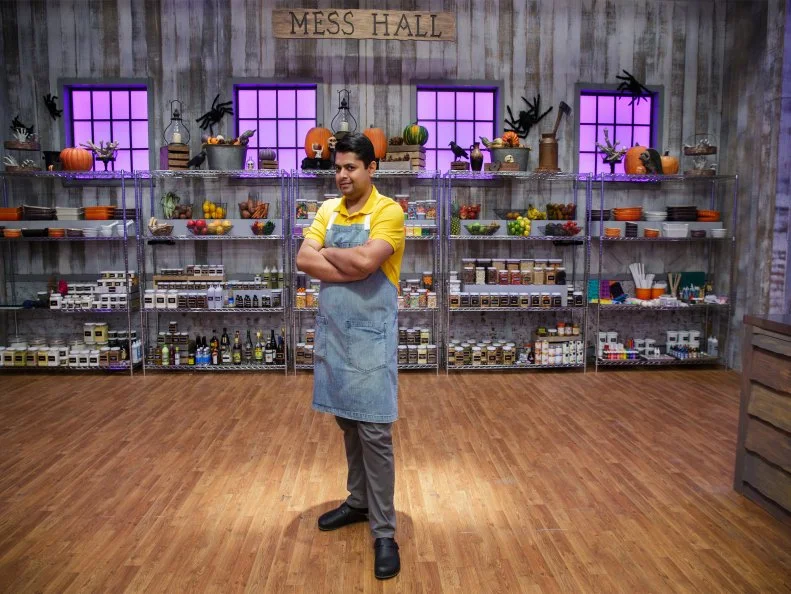 Contestant Anirudh Mamtora, as seen on Halloween Baking Championship, Season 7.