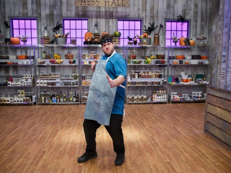 Contestant Steven Sechoka, as seen on Halloween Baking Championship, Season 7.