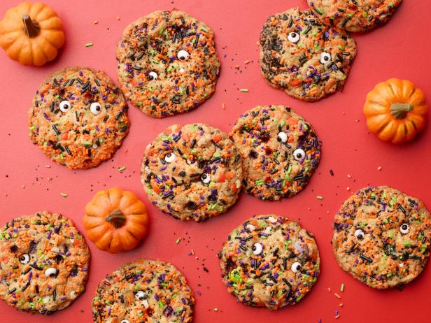 Food Network Kitchen’s Halloween Chocolate Chip Cookies, as seen on Food Network.