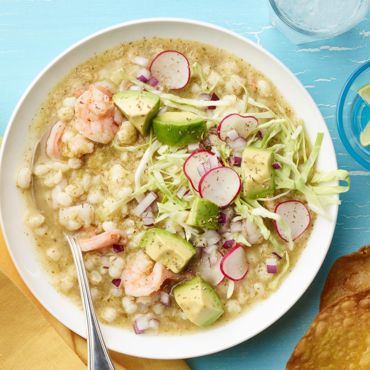 Easy Shrimp Pozole Recipe for Lent - 30 Minute Meal