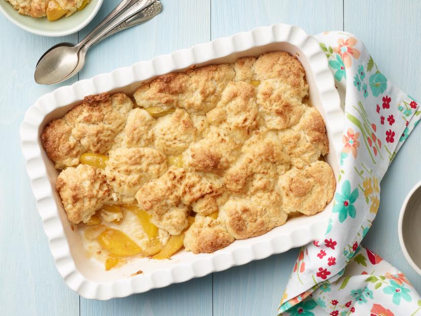 Tanya Holland's Peach Cobbler for the Soul Kitchen - Taste of Home episode of Melting Pot, as seen on Food Network.