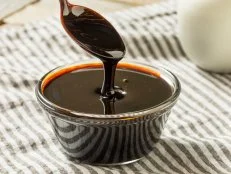 Organic Black Cane Sugar Molasses in a Bowl