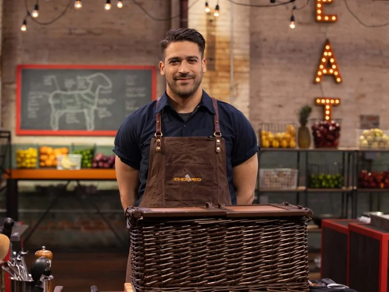 Chef Franco Vlasic, as seen on Chopped Playing with Fire, Season 50