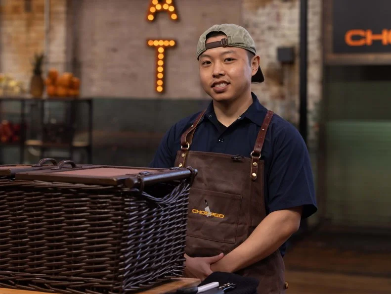 Chef Joe Yim, as seen on Chopped Playing with Fire, Season 50