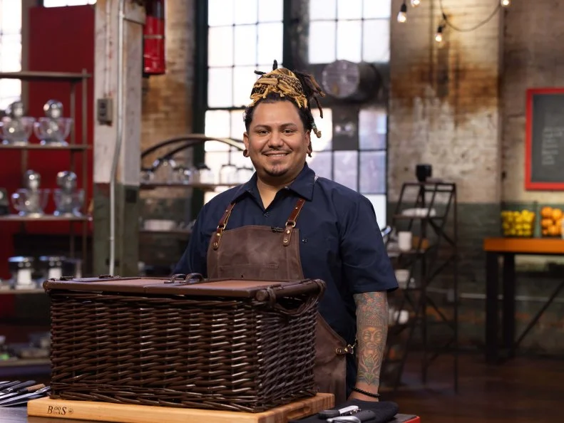 Chef Zuri Resendiz, as seen on Chopped Playing with Fire, Season 50
