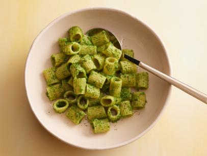 Description: Food Network Kitchen's Pasta with Broccoli-Spinach Butter.