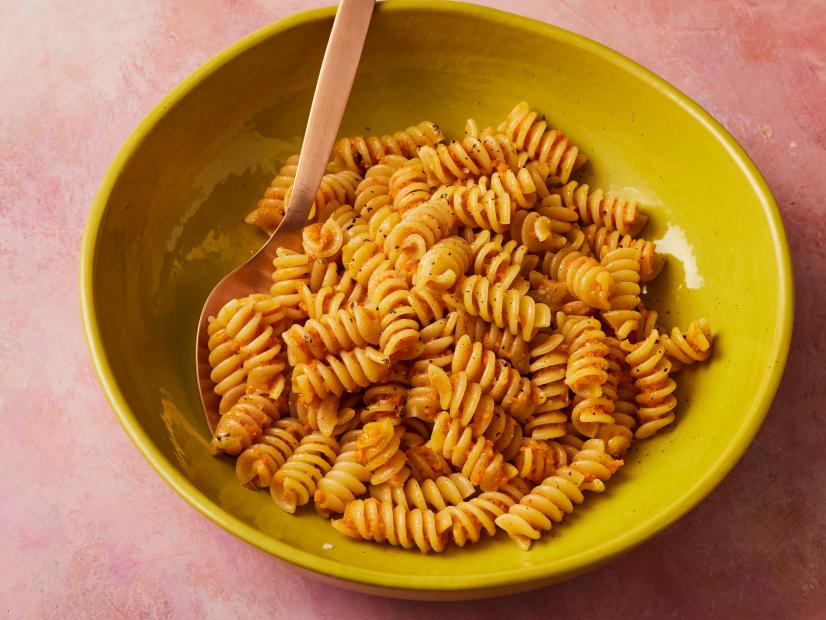 Description: Food Network Kitchen's Pasta with Carrot-Cinnamon Butter.