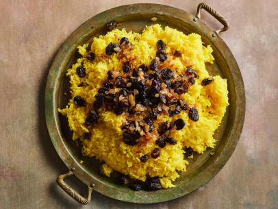 Description: Food Network Kitchen's Iranian Yellow Rice with Saffron.