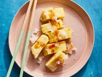 Description: Food Network Kitchen's Tamagoyaki.