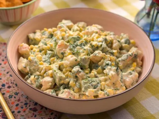 Summery Shrimp, Corn and Avocado Dip Recipe | Valerie Bertinelli | Food Network