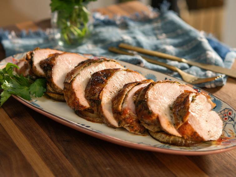 Herb Roasted Turkey Breast Recipe Valerie Bertinelli Food Network
