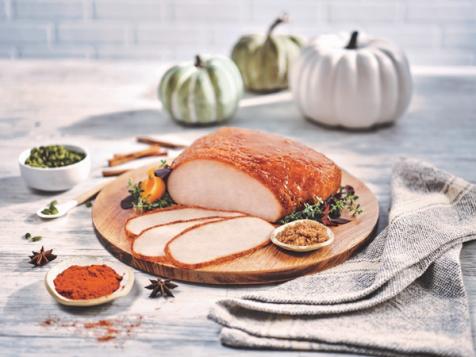 Here Comes Pumpkin Spice Glazed Turkey