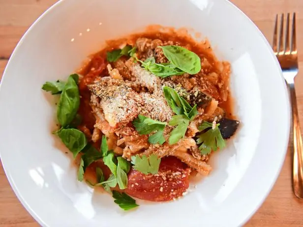 Eggplant Parm One-Pot Pasta