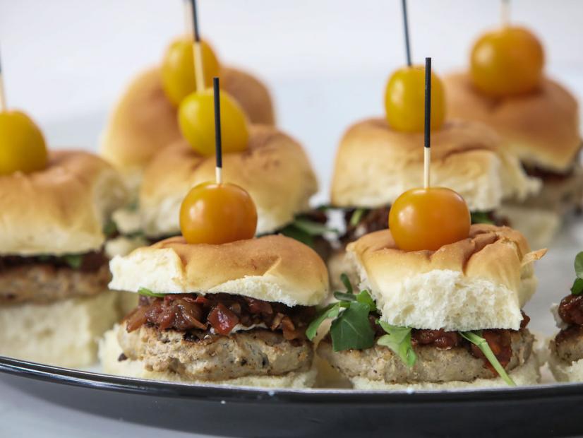 Turkey Burger Sliders with Vidalia OnionTomato Jam Recipe Kardea