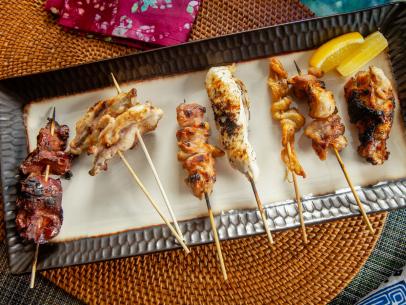 Japanese Chicken Skewers - Negima Yakitori