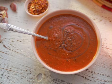 Tomato Basil Soup with Parmesan