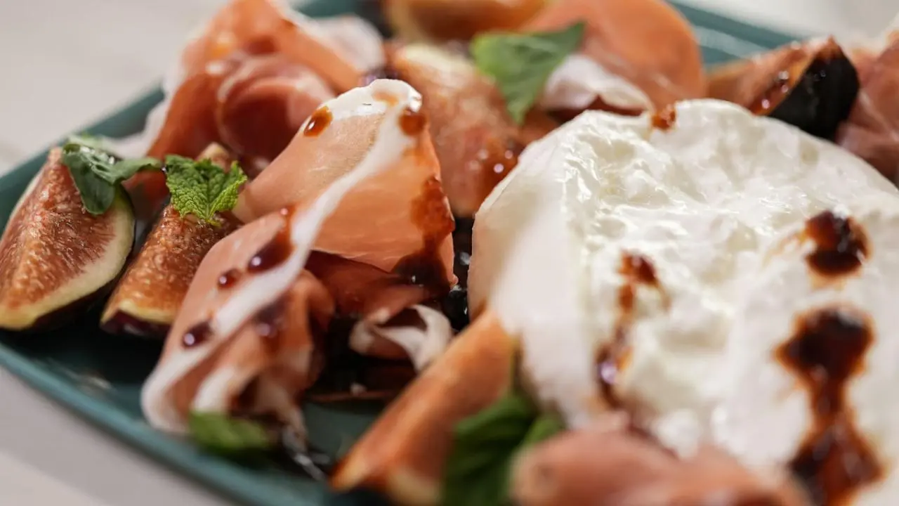 Creamy Burrata and Sweet Fig Appetizer