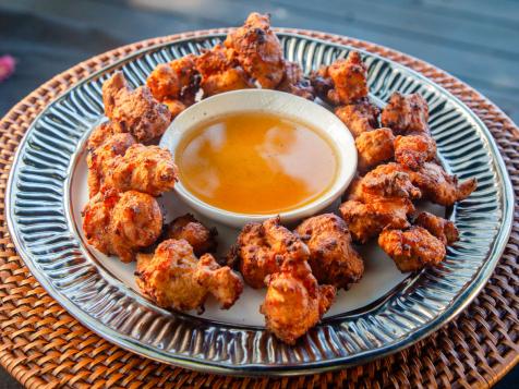 Speed-Brined Chicken Nuggets with Honey Dip
