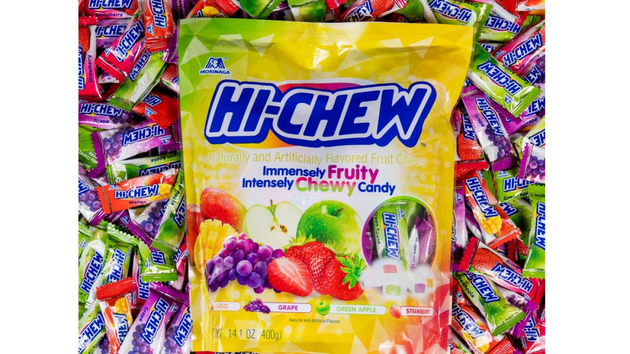 DIY HI-CHEW Gift Toppers a bright = SWEET way to dress up gifts!