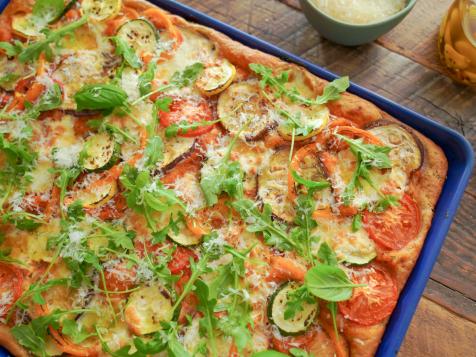 Sheet Pan Ratatouille Pizza