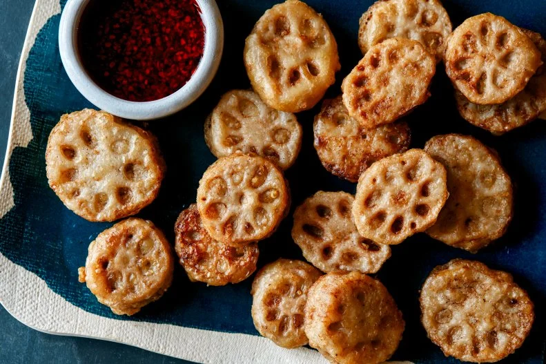 Crispy Stuffed Lotus Root with Pork