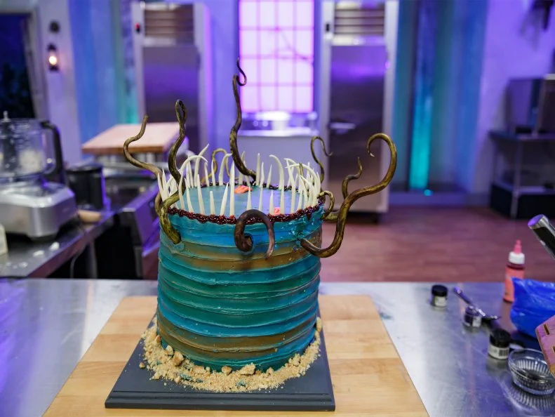 Adina Schaefer's cake, as seen on Halloween Baking Championship, Season 7.