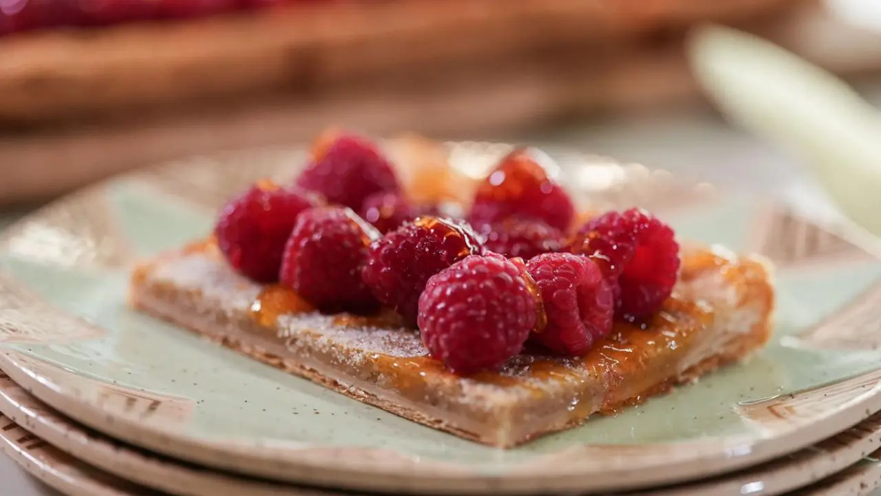 Fruity Almond Puff Pastry Tart