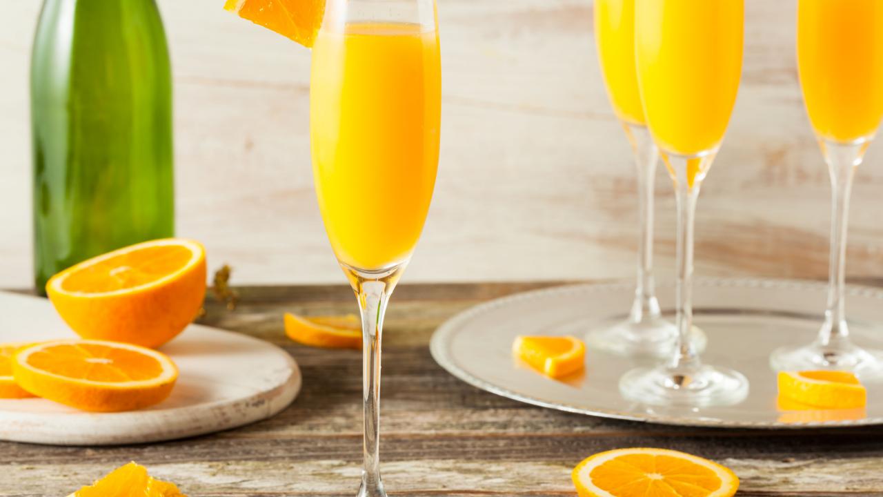 The Champagne Mimosa Cocktail is Brunch Royalty - Flour Child