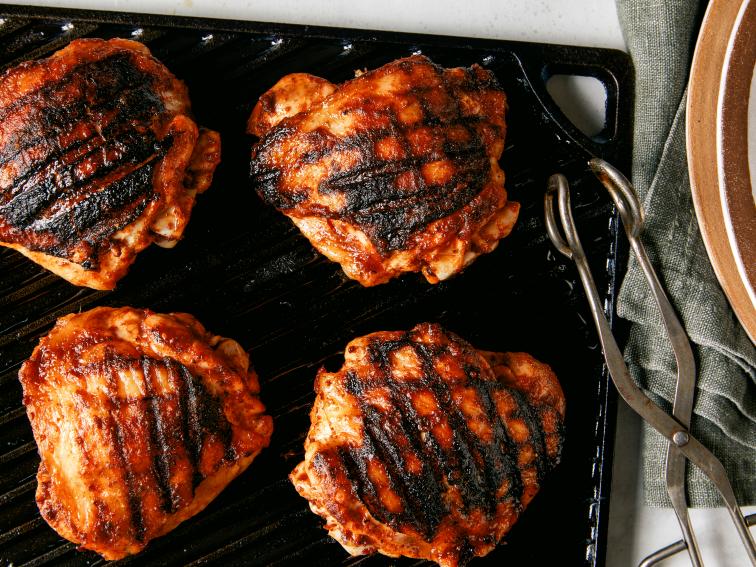 Crispy Grill Pan Chicken Thighs Recipe Food Network Kitchen Food Network