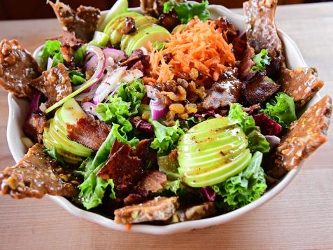 Fall Salad with Spicy Brittle