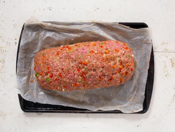Preparing Sicilian Style Rolled Meatloaf with Deli Ham, Basil and Mozzarella - Step 8of8