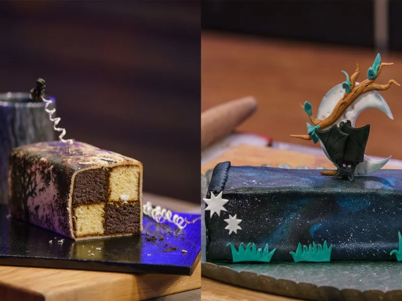 Adina's Battenberg Cake, as seen on Halloween Baking Championship, Season 7.